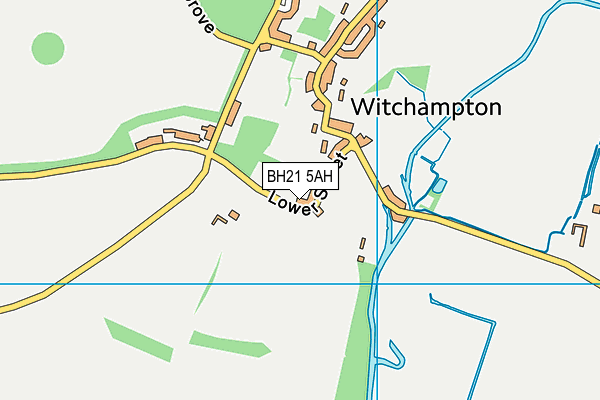 BH21 5AH map - OS VectorMap District (Ordnance Survey) BH21 5AH map - OS VectorMap District (Ordnance Survey)