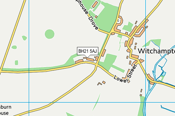 BH21 5AJ map - OS VectorMap District (Ordnance Survey) BH21 5AJ map - OS VectorMap District (Ordnance Survey)