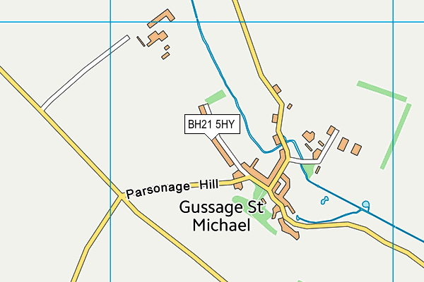 BH21 5HY map - OS VectorMap District (Ordnance Survey) BH21 5HY map - OS VectorMap District (Ordnance Survey)