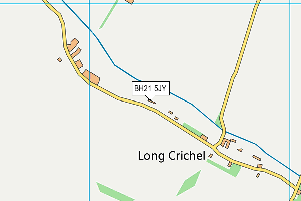 BH21 5JY map - OS VectorMap District (Ordnance Survey) BH21 5JY map - OS VectorMap District (Ordnance Survey)