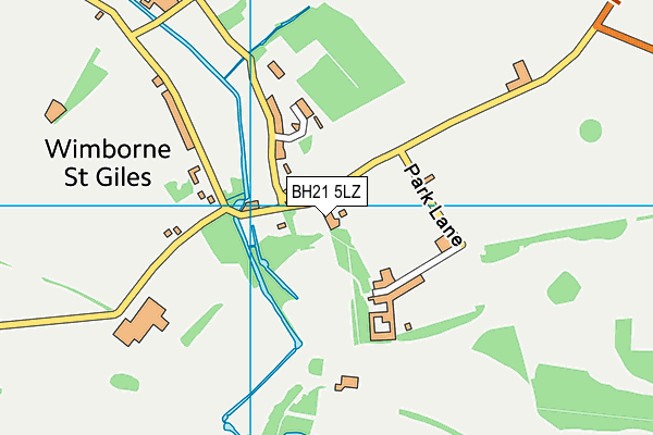 BH21 5LZ map - OS VectorMap District (Ordnance Survey) BH21 5LZ map - OS VectorMap District (Ordnance Survey)