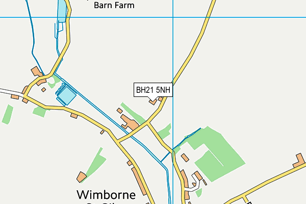BH21 5NH map - OS VectorMap District (Ordnance Survey) BH21 5NH map - OS VectorMap District (Ordnance Survey)