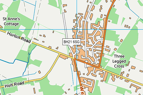 BH21 6SG map - OS VectorMap District (Ordnance Survey) BH21 6SG map - OS VectorMap District (Ordnance Survey)