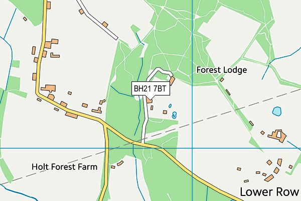 BH21 7BT map - OS VectorMap District (Ordnance Survey) BH21 7BT map - OS VectorMap District (Ordnance Survey)