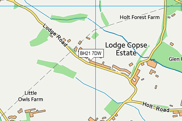 BH21 7DW map - OS VectorMap District (Ordnance Survey) BH21 7DW map - OS VectorMap District (Ordnance Survey)