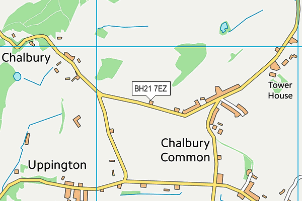 BH21 7EZ map - OS VectorMap District (Ordnance Survey) BH21 7EZ map - OS VectorMap District (Ordnance Survey)
