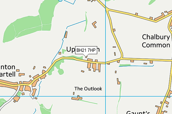 BH21 7HP map - OS VectorMap District (Ordnance Survey) BH21 7HP map - OS VectorMap District (Ordnance Survey)