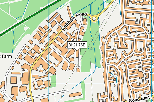 BH21 7SE map - OS VectorMap District (Ordnance Survey) BH21 7SE map - OS VectorMap District (Ordnance Survey)
