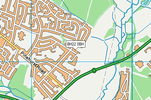 BH22 0BH map - OS VectorMap District (Ordnance Survey) BH22 0BH map - OS VectorMap District (Ordnance Survey)
