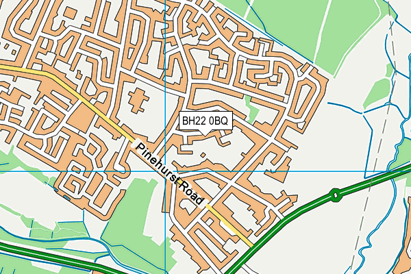 BH22 0BQ map - OS VectorMap District (Ordnance Survey) BH22 0BQ map - OS VectorMap District (Ordnance Survey)