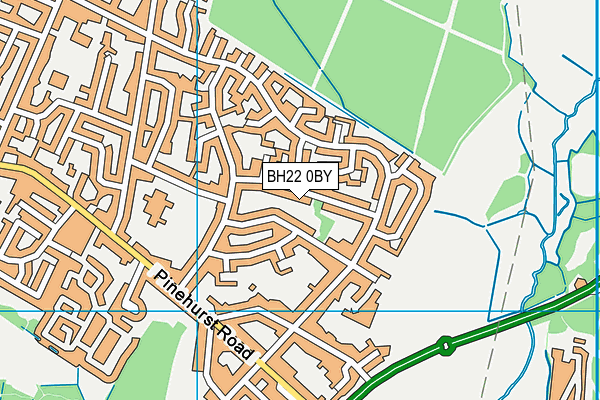 BH22 0BY map - OS VectorMap District (Ordnance Survey) BH22 0BY map - OS VectorMap District (Ordnance Survey)