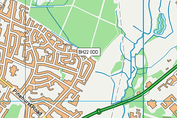 BH22 0DD map - OS VectorMap District (Ordnance Survey) BH22 0DD map - OS VectorMap District (Ordnance Survey)