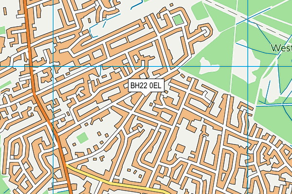 BH22 0EL map - OS VectorMap District (Ordnance Survey) BH22 0EL map - OS VectorMap District (Ordnance Survey)