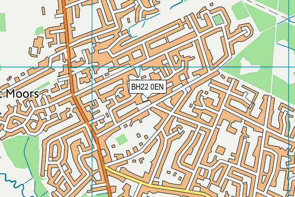 BH22 0EN map - OS VectorMap District (Ordnance Survey) BH22 0EN map - OS VectorMap District (Ordnance Survey)