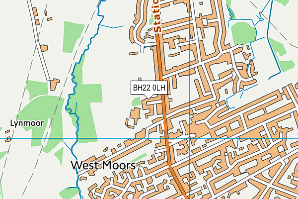 BH22 0LH map - OS VectorMap District (Ordnance Survey) BH22 0LH map - OS VectorMap District (Ordnance Survey)