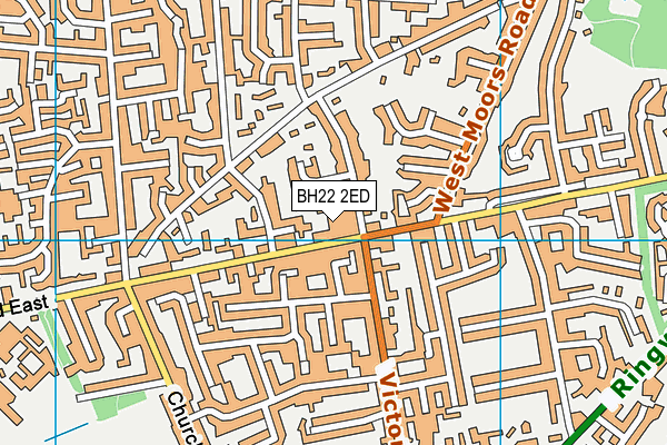 BH22 2ED map - OS VectorMap District (Ordnance Survey) BH22 2ED map - OS VectorMap District (Ordnance Survey)