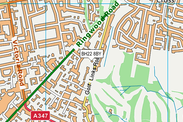BH22 8BY map - OS VectorMap District (Ordnance Survey) BH22 8BY map - OS VectorMap District (Ordnance Survey)