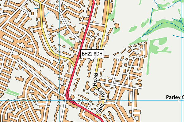 BH22 8DH map - OS VectorMap District (Ordnance Survey) BH22 8DH map - OS VectorMap District (Ordnance Survey)
