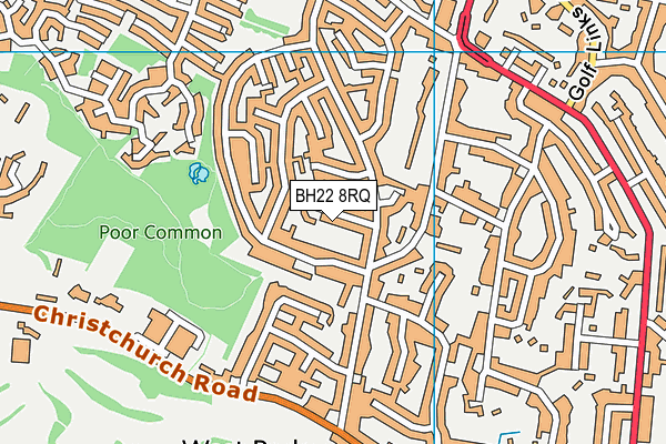 BH22 8RQ map - OS VectorMap District (Ordnance Survey) BH22 8RQ map - OS VectorMap District (Ordnance Survey)