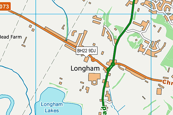 BH22 9DJ map - OS VectorMap District (Ordnance Survey) BH22 9DJ map - OS VectorMap District (Ordnance Survey)
