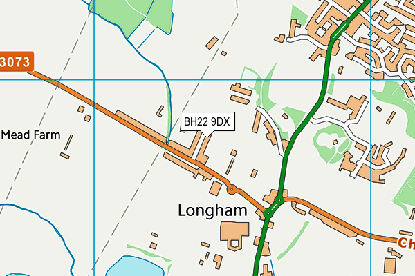 BH22 9DX map - OS VectorMap District (Ordnance Survey) BH22 9DX map - OS VectorMap District (Ordnance Survey)