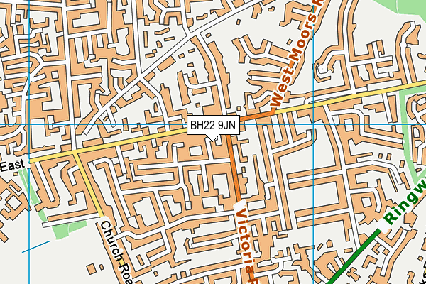 BH22 9JN map - OS VectorMap District (Ordnance Survey) BH22 9JN map - OS VectorMap District (Ordnance Survey)