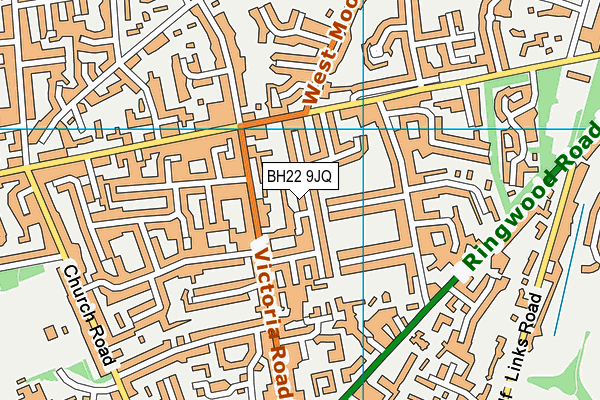 BH22 9JQ map - OS VectorMap District (Ordnance Survey) BH22 9JQ map - OS VectorMap District (Ordnance Survey)