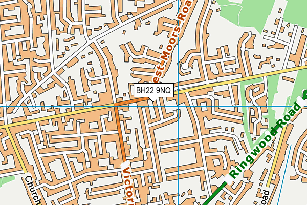BH22 9NQ map - OS VectorMap District (Ordnance Survey) BH22 9NQ map - OS VectorMap District (Ordnance Survey)