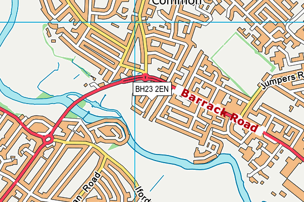 BH23 2EN map - OS VectorMap District (Ordnance Survey) BH23 2EN map - OS VectorMap District (Ordnance Survey)