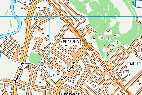 BH23 2HQ map - OS VectorMap District (Ordnance Survey) BH23 2HQ map - OS VectorMap District (Ordnance Survey)