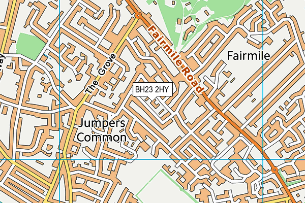 BH23 2HY map - OS VectorMap District (Ordnance Survey) BH23 2HY map - OS VectorMap District (Ordnance Survey)