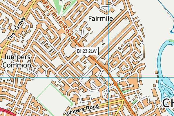 BH23 2LW map - OS VectorMap District (Ordnance Survey) BH23 2LW map - OS VectorMap District (Ordnance Survey)