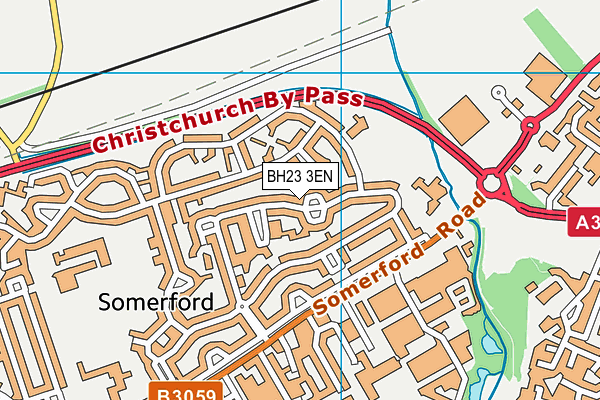BH23 3EN map - OS VectorMap District (Ordnance Survey) BH23 3EN map - OS VectorMap District (Ordnance Survey)