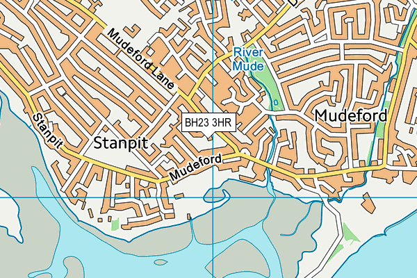 BH23 3HR map - OS VectorMap District (Ordnance Survey) BH23 3HR map - OS VectorMap District (Ordnance Survey)