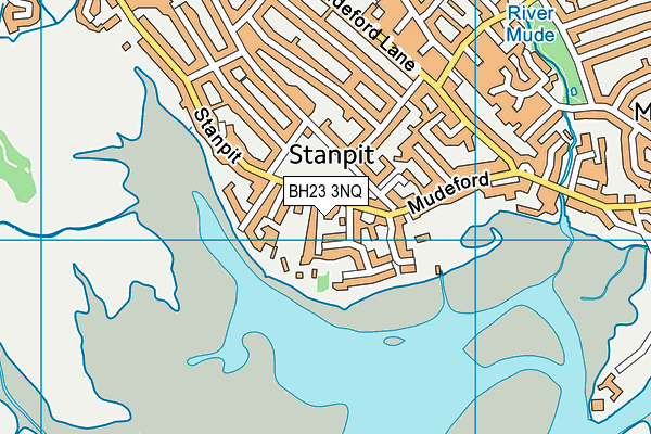 BH23 3NQ map - OS VectorMap District (Ordnance Survey) BH23 3NQ map - OS VectorMap District (Ordnance Survey)