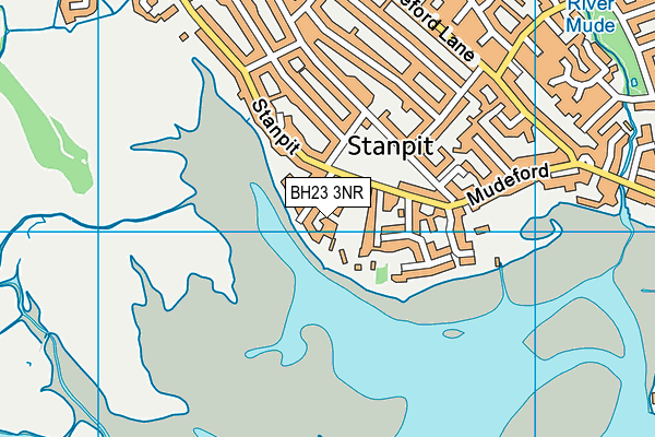 BH23 3NR map - OS VectorMap District (Ordnance Survey) BH23 3NR map - OS VectorMap District (Ordnance Survey)