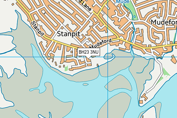 BH23 3NU map - OS VectorMap District (Ordnance Survey) BH23 3NU map - OS VectorMap District (Ordnance Survey)