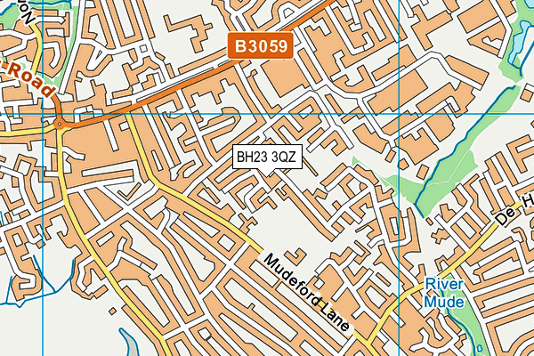 BH23 3QZ map - OS VectorMap District (Ordnance Survey) BH23 3QZ map - OS VectorMap District (Ordnance Survey)