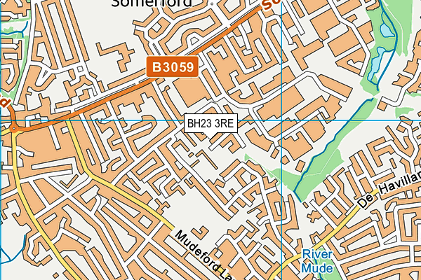 BH23 3RE map - OS VectorMap District (Ordnance Survey) BH23 3RE map - OS VectorMap District (Ordnance Survey)