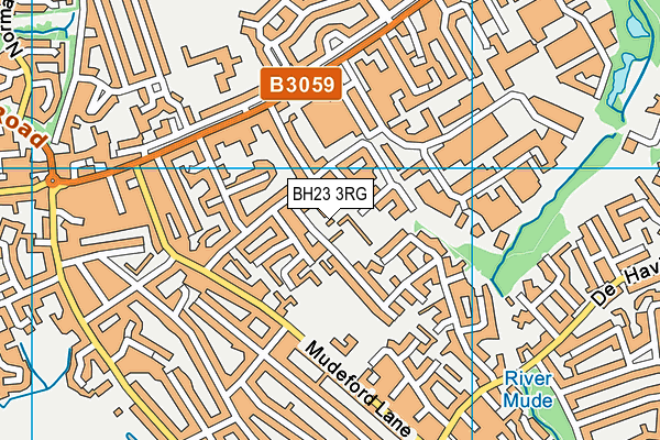 BH23 3RG map - OS VectorMap District (Ordnance Survey) BH23 3RG map - OS VectorMap District (Ordnance Survey)