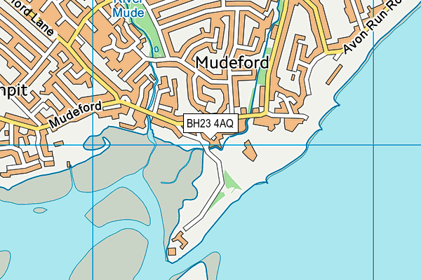 BH23 4AQ map - OS VectorMap District (Ordnance Survey) BH23 4AQ map - OS VectorMap District (Ordnance Survey)