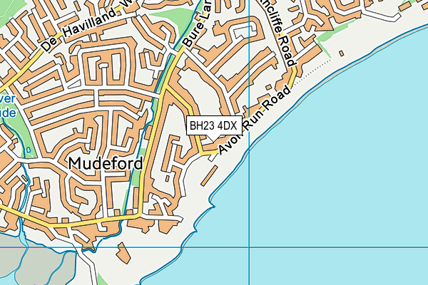 BH23 4DX map - OS VectorMap District (Ordnance Survey) BH23 4DX map - OS VectorMap District (Ordnance Survey)