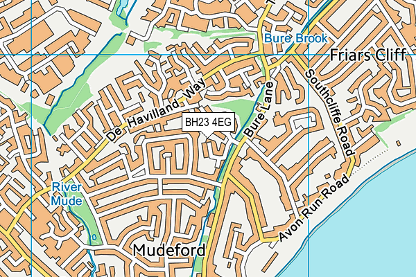 BH23 4EG map - OS VectorMap District (Ordnance Survey) BH23 4EG map - OS VectorMap District (Ordnance Survey)