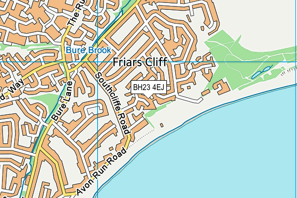 BH23 4EJ map - OS VectorMap District (Ordnance Survey) BH23 4EJ map - OS VectorMap District (Ordnance Survey)