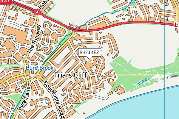 BH23 4EZ map - OS VectorMap District (Ordnance Survey) BH23 4EZ map - OS VectorMap District (Ordnance Survey)