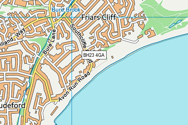 BH23 4GA map - OS VectorMap District (Ordnance Survey) BH23 4GA map - OS VectorMap District (Ordnance Survey)