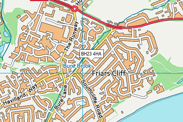 BH23 4HA map - OS VectorMap District (Ordnance Survey) BH23 4HA map - OS VectorMap District (Ordnance Survey)