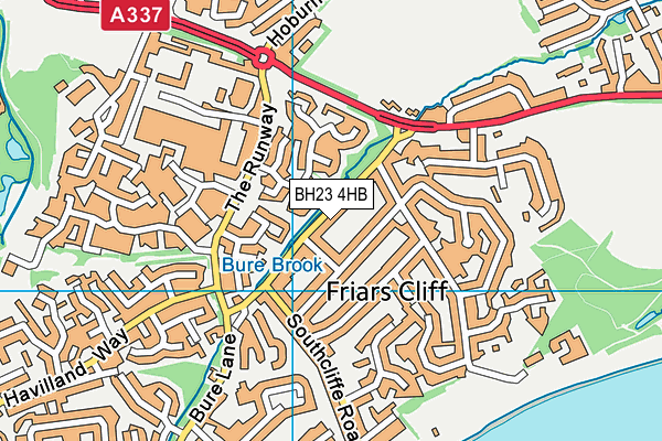 BH23 4HB map - OS VectorMap District (Ordnance Survey) BH23 4HB map - OS VectorMap District (Ordnance Survey)