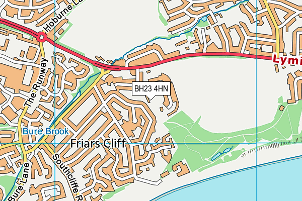 BH23 4HN map - OS VectorMap District (Ordnance Survey) BH23 4HN map - OS VectorMap District (Ordnance Survey)