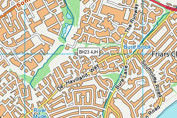 BH23 4JH map - OS VectorMap District (Ordnance Survey) BH23 4JH map - OS VectorMap District (Ordnance Survey)